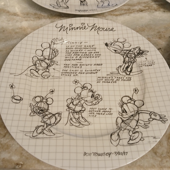 Disney Sketch plates (4) - Picture 2 of 5